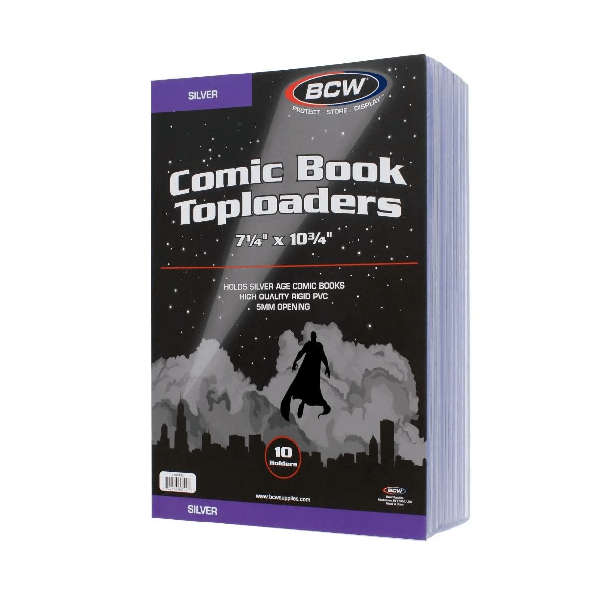 BCW Silver Comic Toploader (Single Piece)