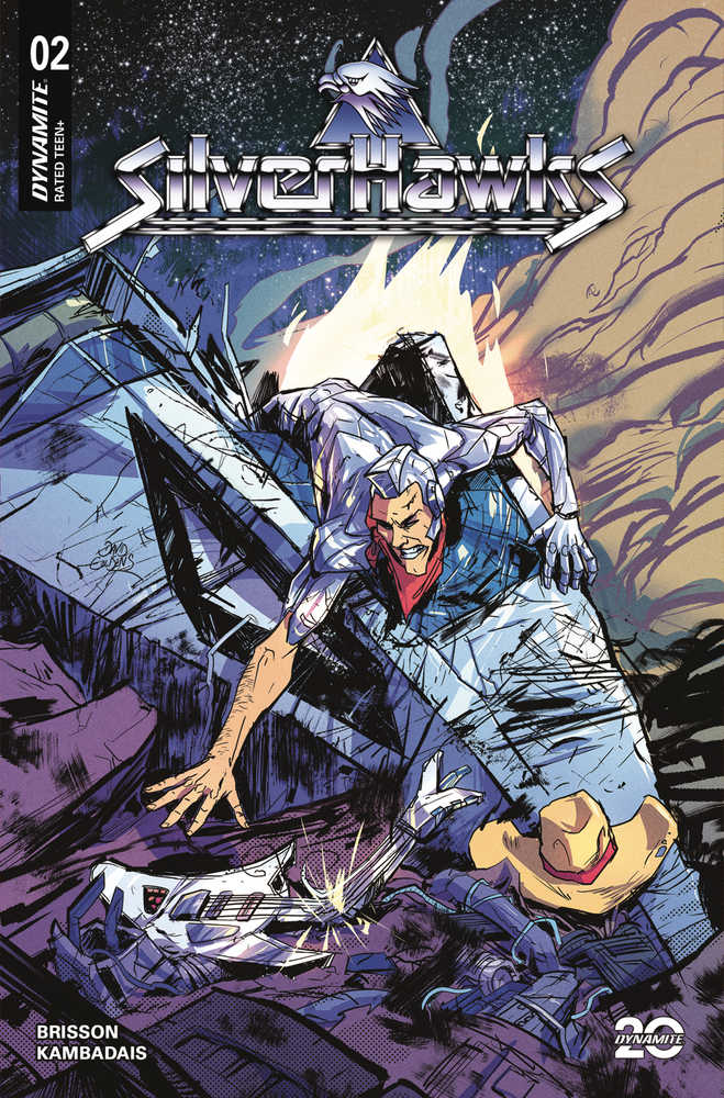 Silverhawks #2 Cover L 1:10 Variant Edition Cousens Battle Damage