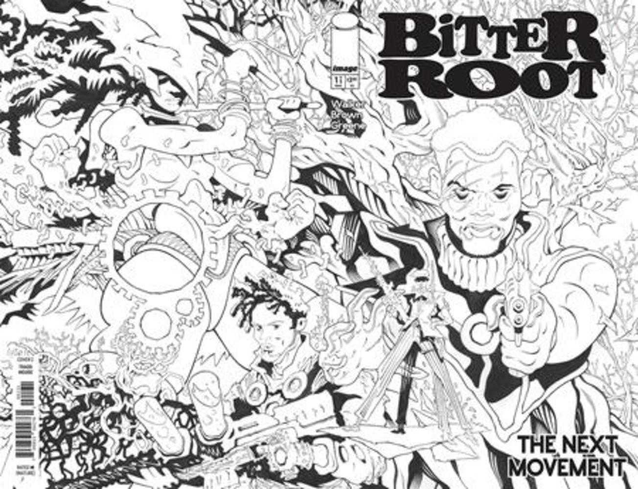Bitter Root The Next Movement #1 (Of 5) Cover C 1:25 Tradd Moore Wraparound Raw Art Variant (Mature)