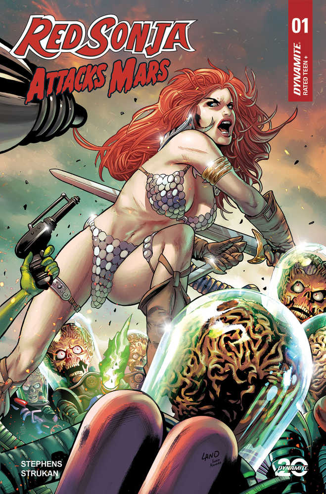 Red Sonja Attacks Mars #1 Cover C Land