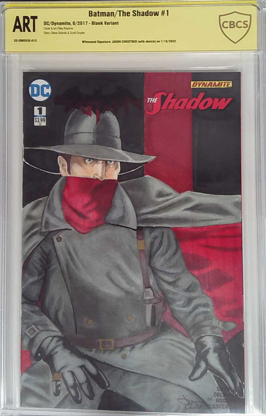 Batman/The Shadow #1 CBCS Yellow Label Art