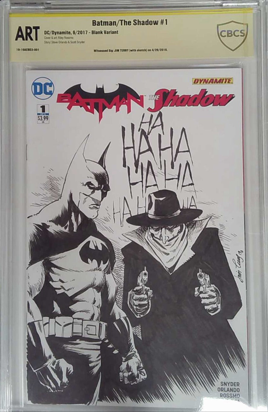 Batman/The Shadow #1 CBCS Yellow Label Art – Clan McDonald Comics