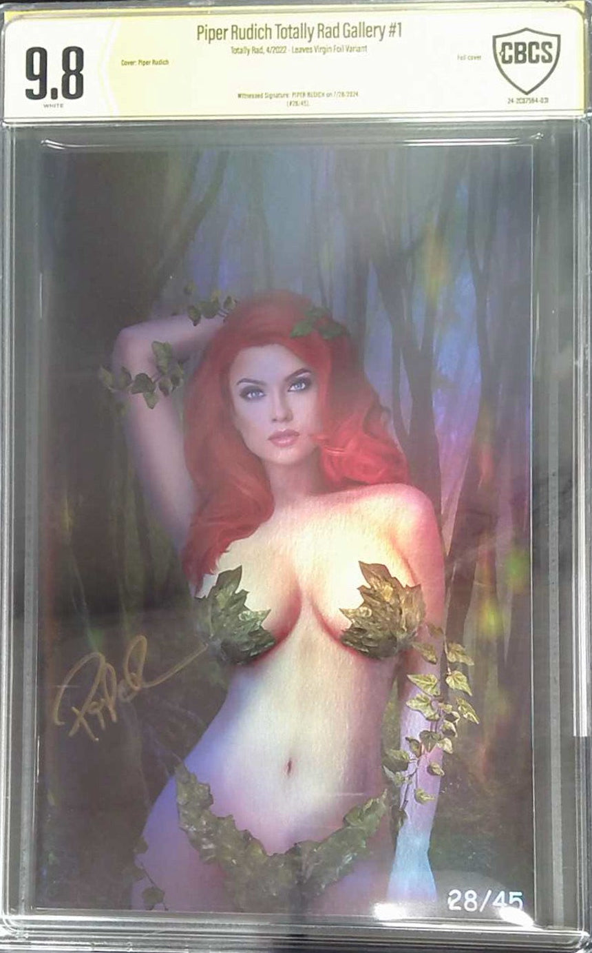 Piper Rudich Totally Rad Gallery #1 CBCS Yellow Label 9.8 Leaves Virgin Foil Variant