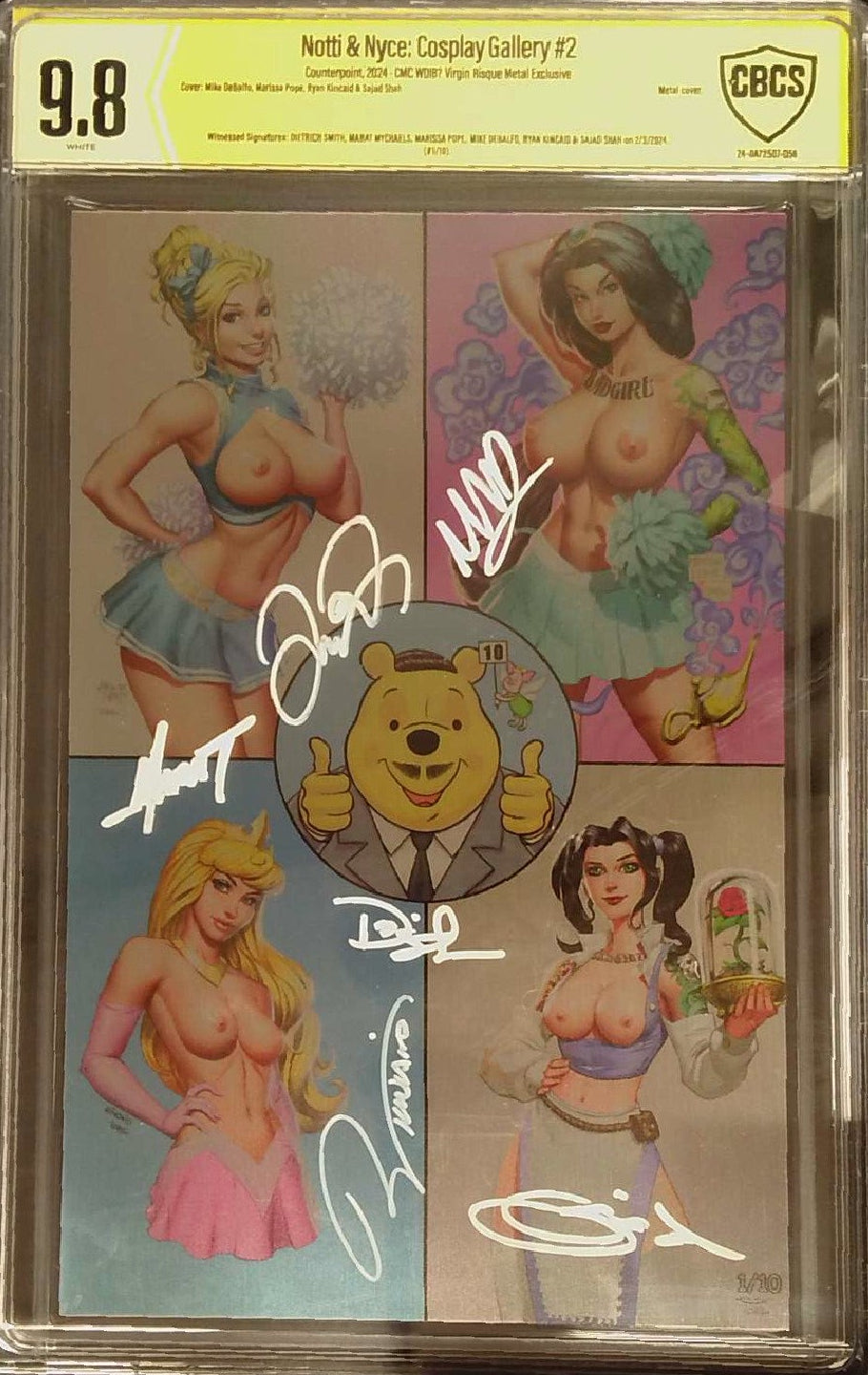 Notti & Nyce: Cosplay Gallery #2 CBCS Yellow Label 9.8 CMC WDIB? Virgin Risque Metal Exclusive