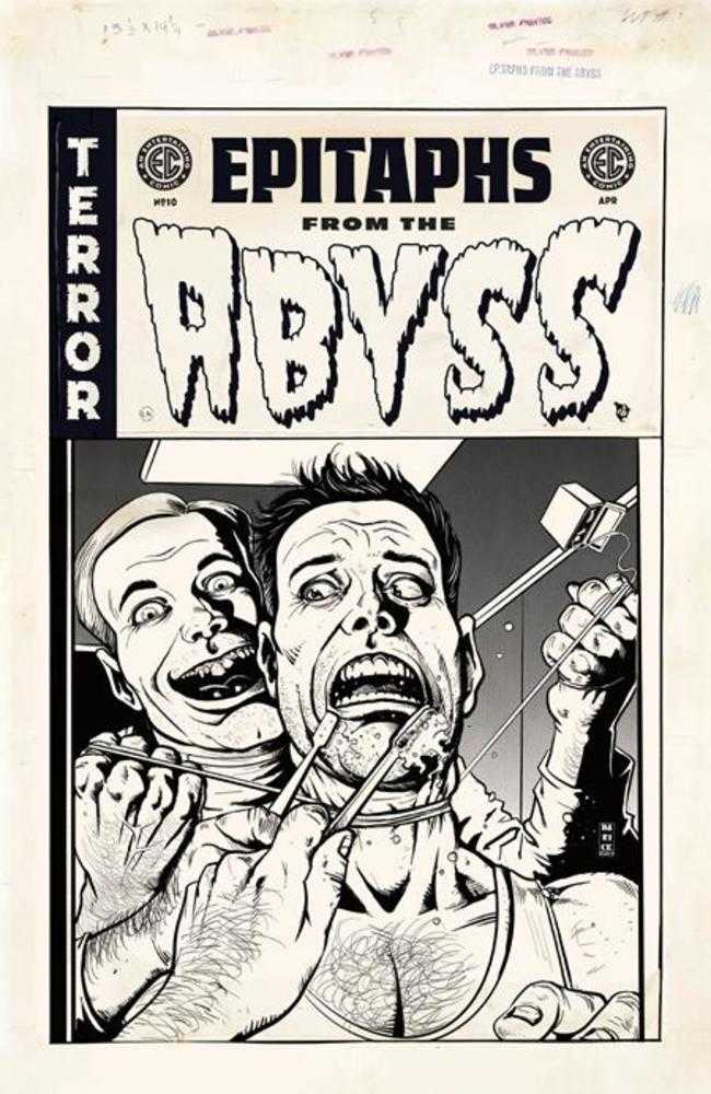 EC Epitaphs From The Abyss #10 (Of 12) Cover D 1:20 Variant Edition B&