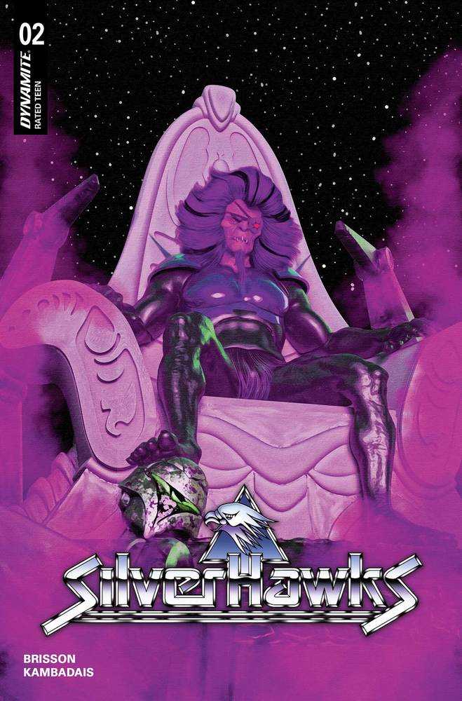 Silverhawks #2 Cover Zb 1:10 Foc Variant Edition Spears Purple