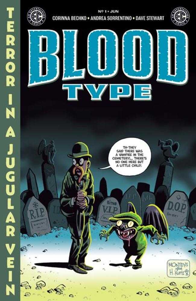 EC Blood Type #1 (Of 4) Cover D 1:10 Albert Monteys EC Homage Variant