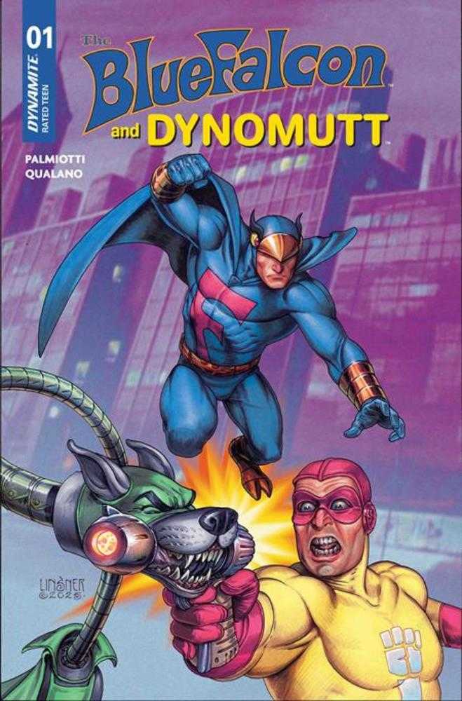 Blue Falcon & Dynomutt #1 Cover C Joseph Michael Linsner Variant