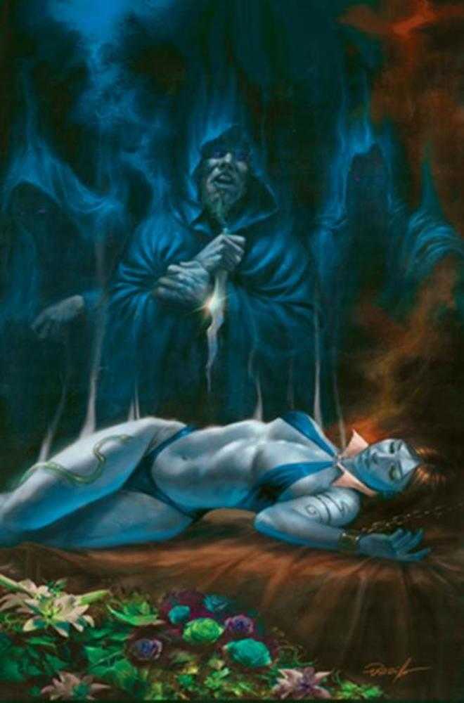 Vampirella (2025) #4 Cover Q 1:10 Lucio Parrillo Virgin Ultraviolet Foc Bonus Variant