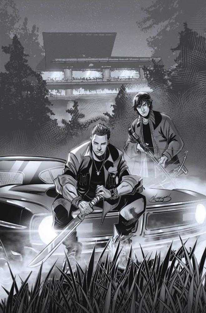 Supernatural #1 Cover O 1:40 Eder Messias Line Art Full Art Variant
