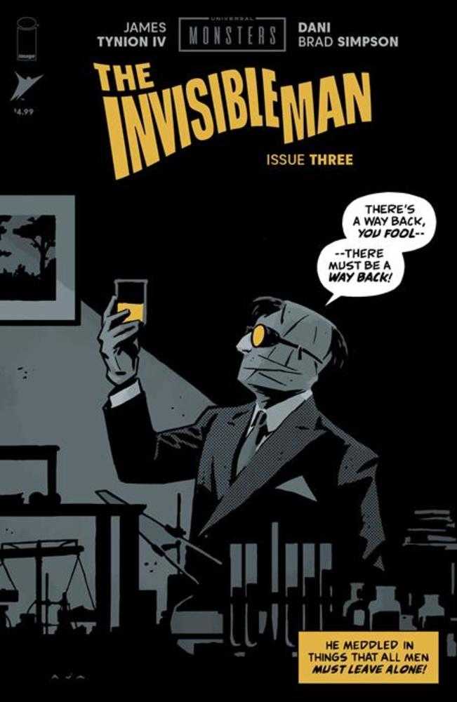 Universal Monsters The Invisible Man #3 (Of 4) Cover C 1:10 David Aja Pulp Variant
