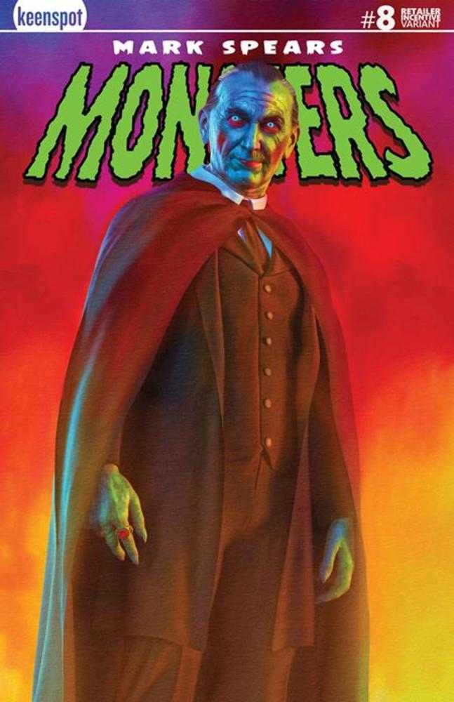 Mark Spears Monsters #8 Cover B Inc 1:250 Mark Spears Holofoil Variant