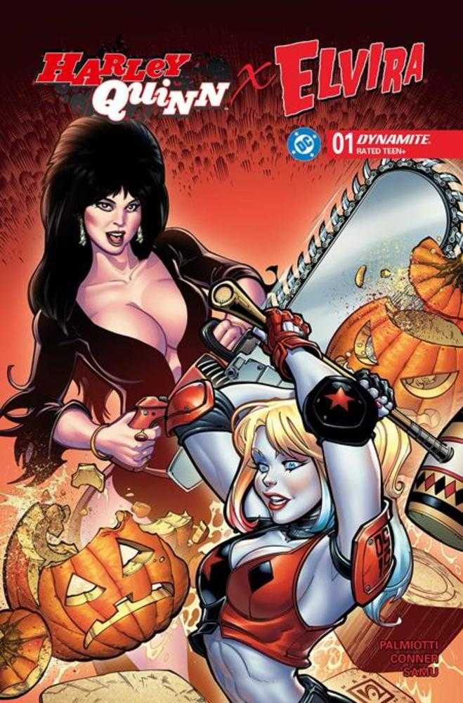 Harley Quinn X Elvira #1 Cover Z 1:10 Chad Hardin Foil Foc Bonus Variant