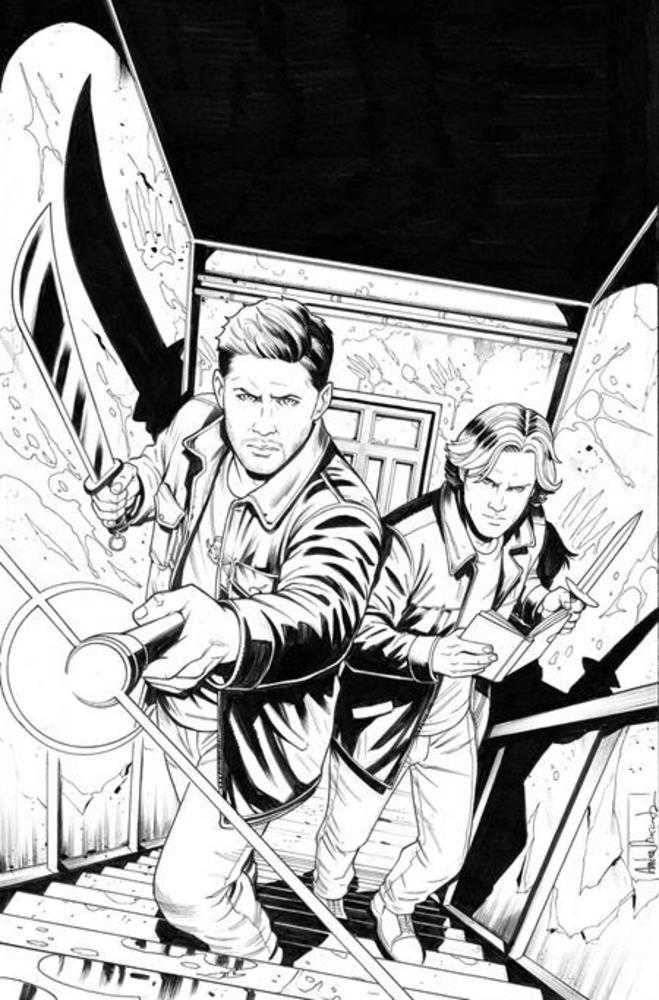 Supernatural #3 Cover H Inc 1:15 Eder Messias Line Art Full Art Variant