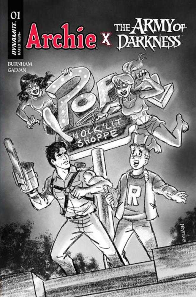 Archie X Army Of Darkness #1 Cover J 1 in 10 Bill Galvan Pencils Variant