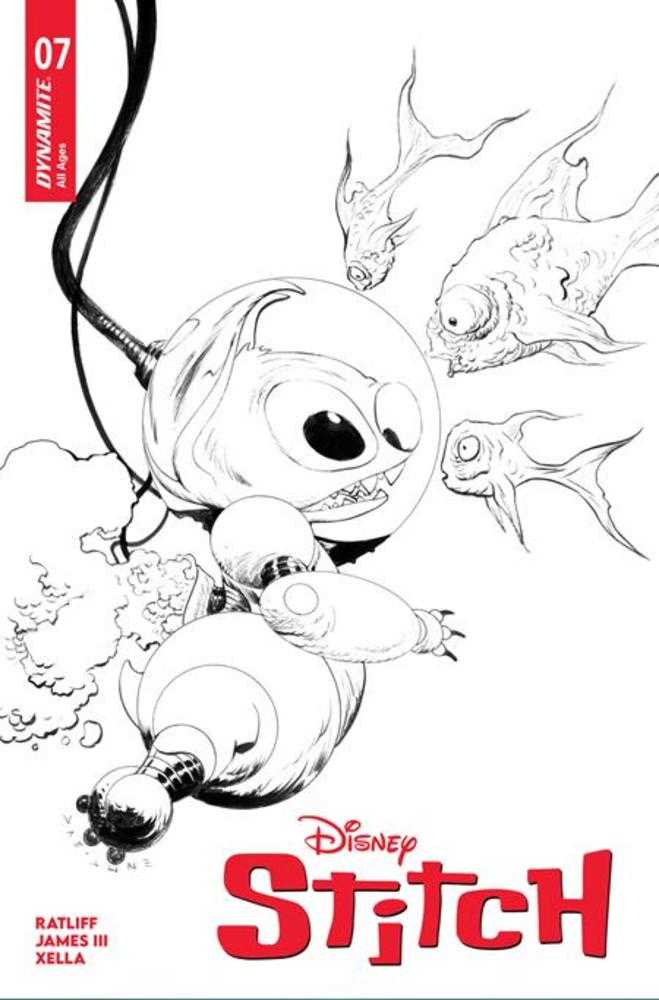 Stitch #7 Cover E 1:10 Jae Lee Line Art Variant