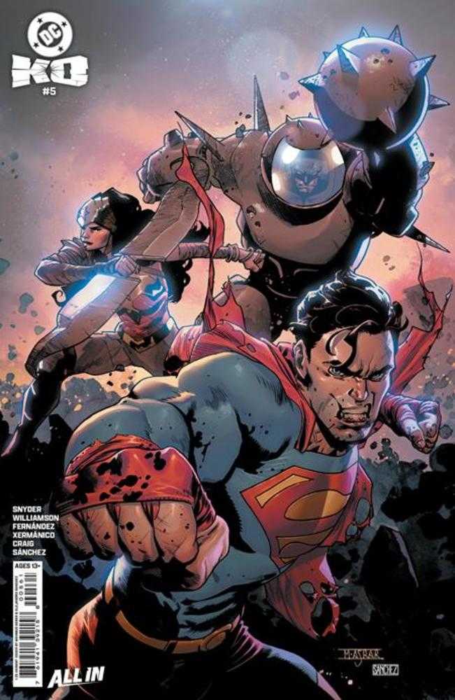 DC K.O. #5 (Of 5) Cover K 1:25 Mahmud Asrar Card Stock Variant