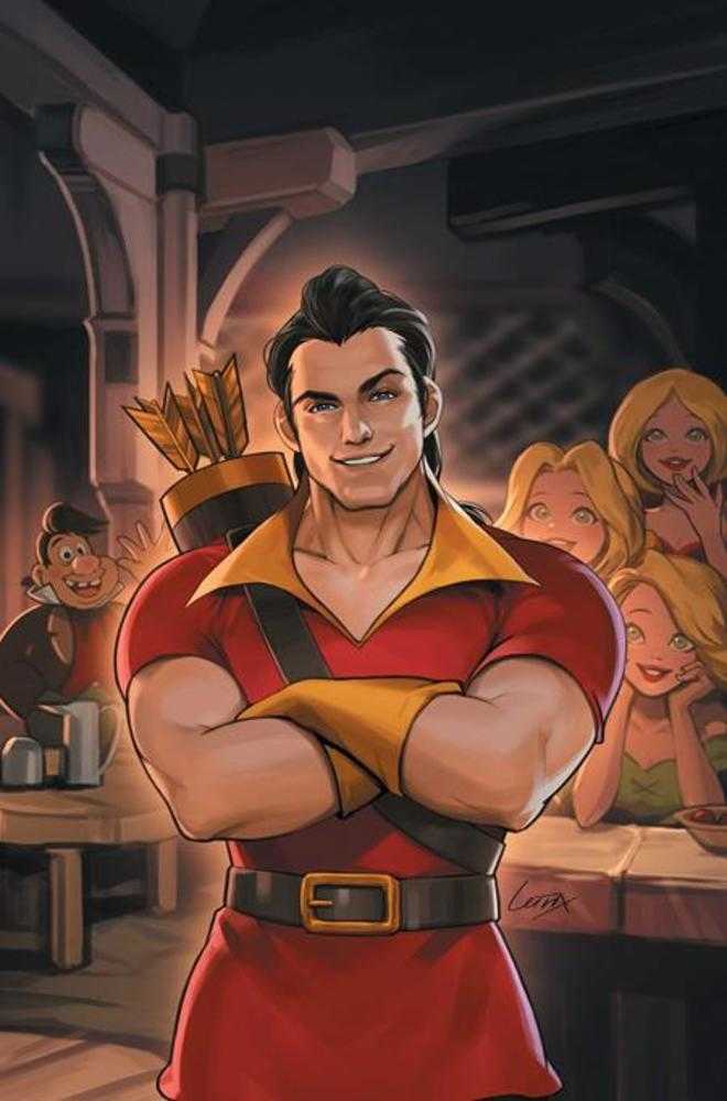 Disney Villains Gaston #1 Cover K Inc 1:20 Leirix Li Full Art Variant