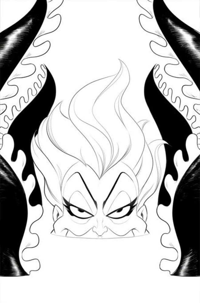 Disney Villains Ursula #2 Cover I 1:15 Robert Quinn Line Art Full Art Variant