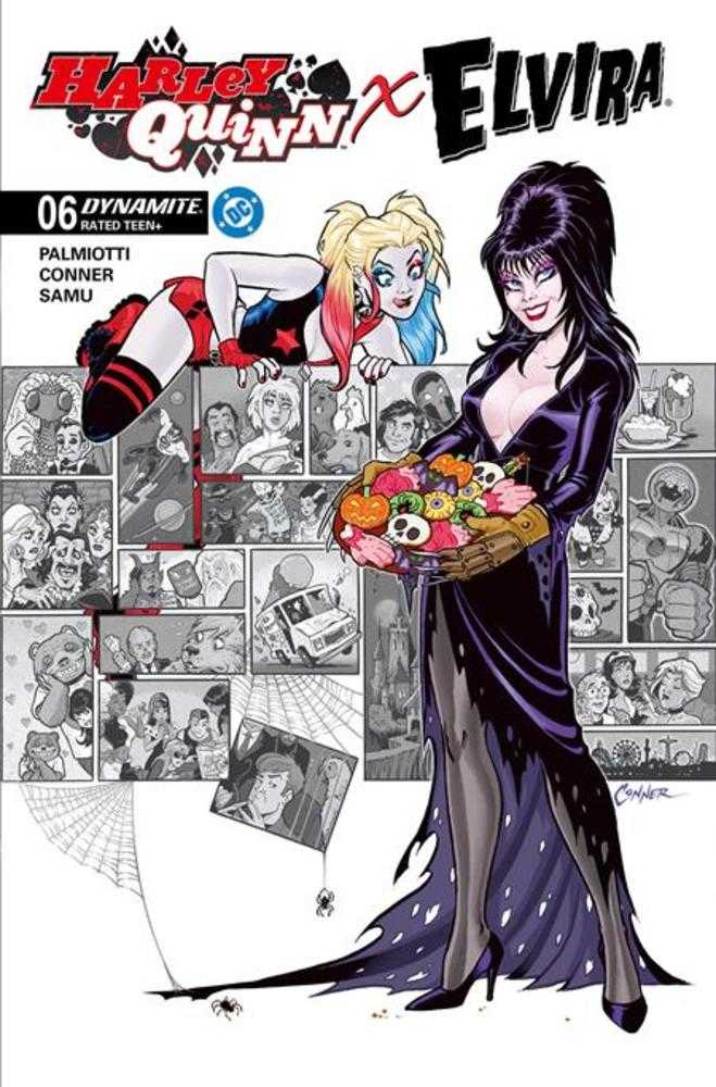 Harley Quinn X Elvira #6 Cover H 1:10 Amanda Conner Cookies Variant