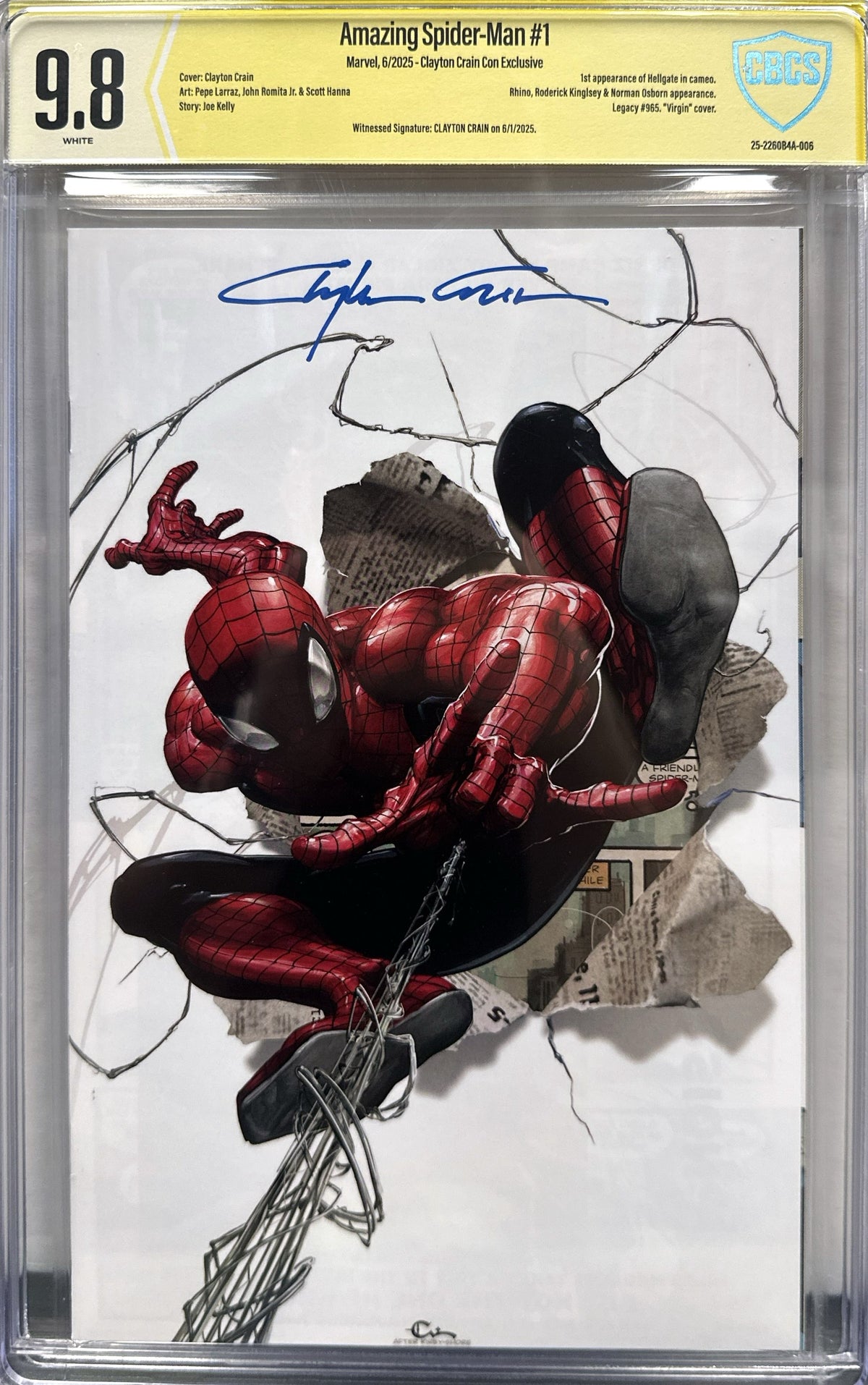 Amazing Spider-Man #1 Crain CBCS 9.8