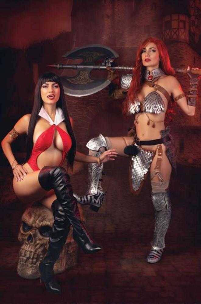 Giant Sized Savage Tales (One Shot) Cover G 1:10 Ivy Cosplay Red Sonja And Vampirella Full Art Variant