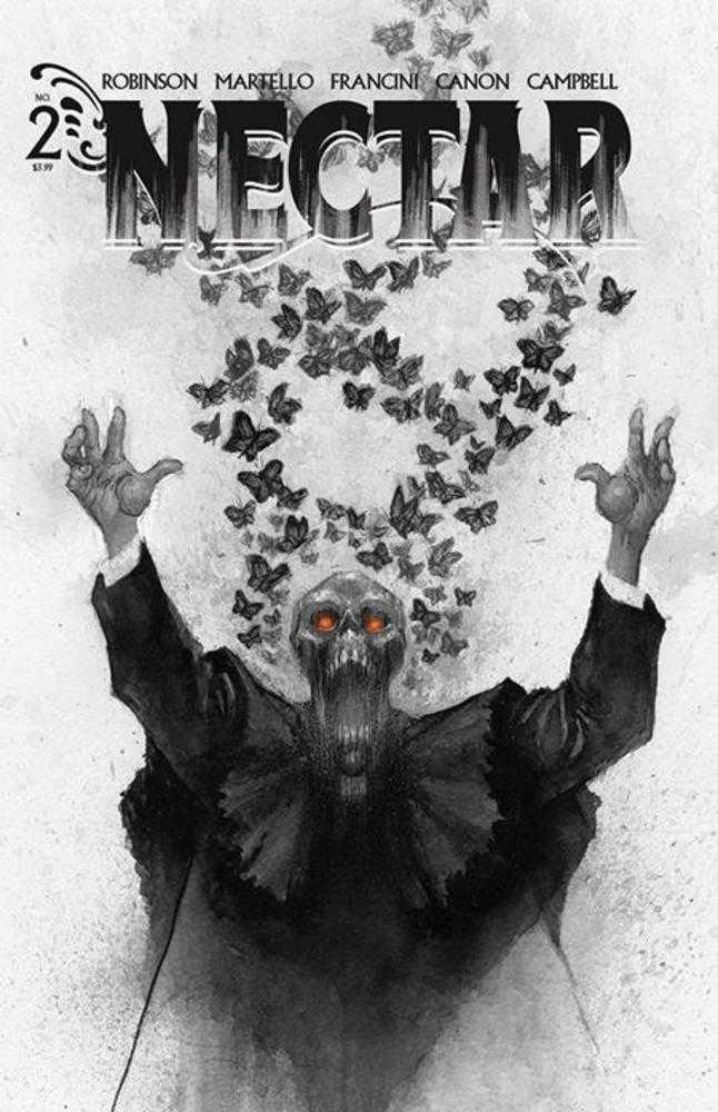 Nectar #2 Cover D 1:30 Jonathan Wayshak Black & White Full Art Variant