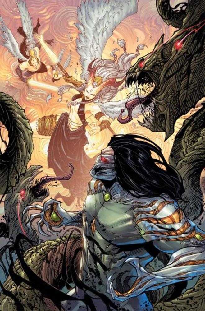 Darkness vs Angelus (One Shot) Cover C 1:10 Giuseppe Cafaro & Arif Prianto Full Art Variant