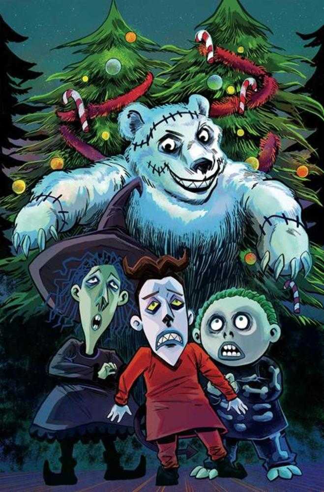 Tim Burtons The Nightmare Before Christmas The Shiver Of Christmas Town #4 Cover H 1:15 Soo Lee Full Art Variant