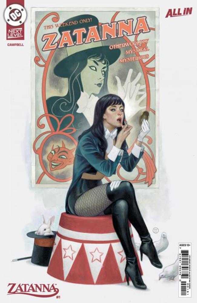 Zatanna (2026) #1 Cover G 1:25 Julian Totino Tedesco Card Stock Variant