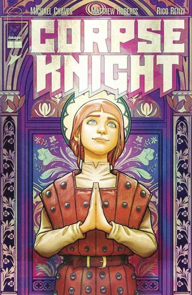 Corpse Knight #2 (Of 6) Cover D 1:25 Nimit Malavia Stained Glass Variant (Mature)