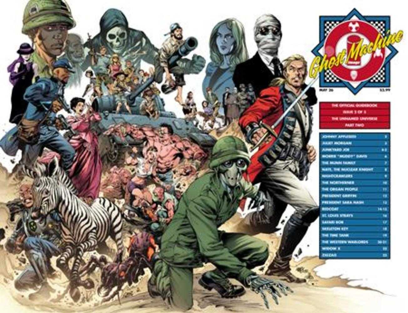 Ghost Machine The Official Guidebook #2 (Of 5) Cover C Ivan Reis & Danny Miki Wraparound Variant