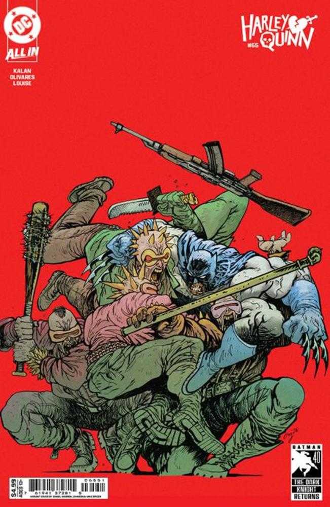 Harley Quinn #65 Cover E Daniel Warren Johnson Dark Knight Returns 40th Anniversary Card Stock Variant