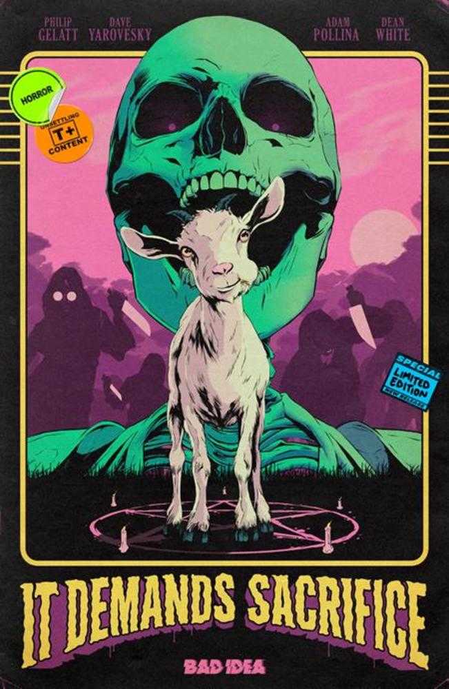It Demands Sacrifice #1 (Of 4) Cover F 1:20 Flops Retro Variant
