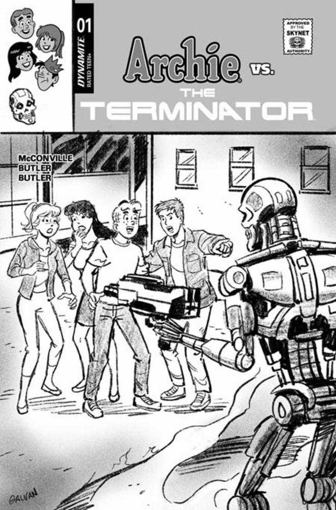 Archie vs The Terminator #1 Cover L 1:10 Bill Galvan Pencils Variant