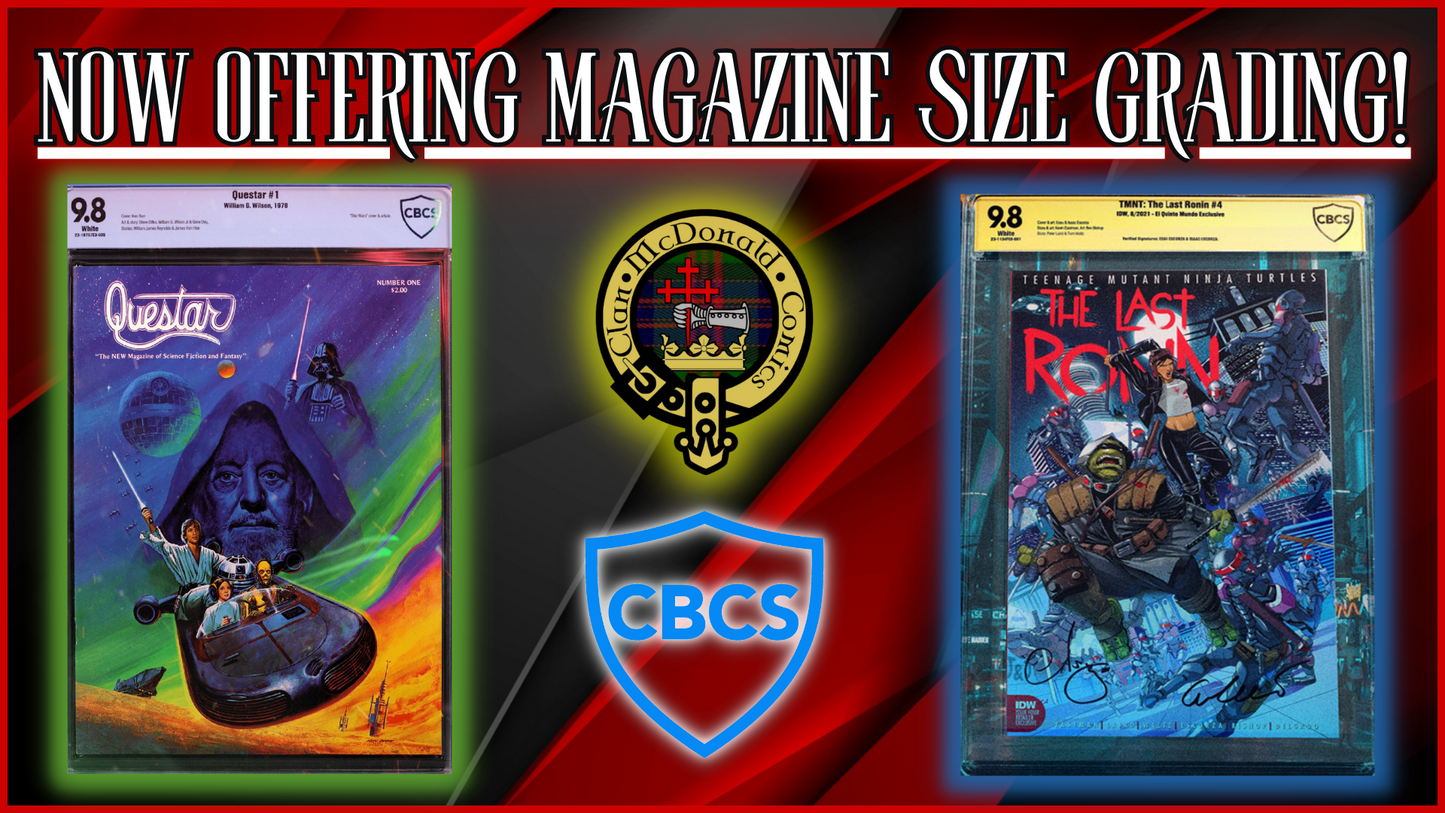 Magazine / Oversized Comic CBCS Blue Label Grading