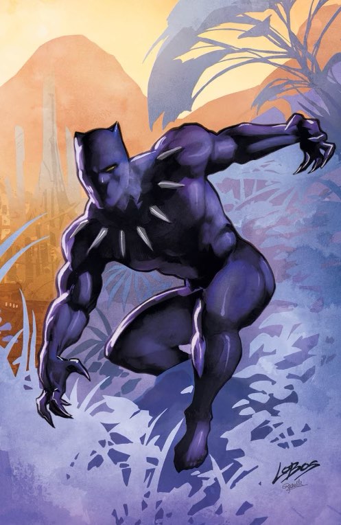 Black Panther #1 Pablo Villalobos Variant Cover Set