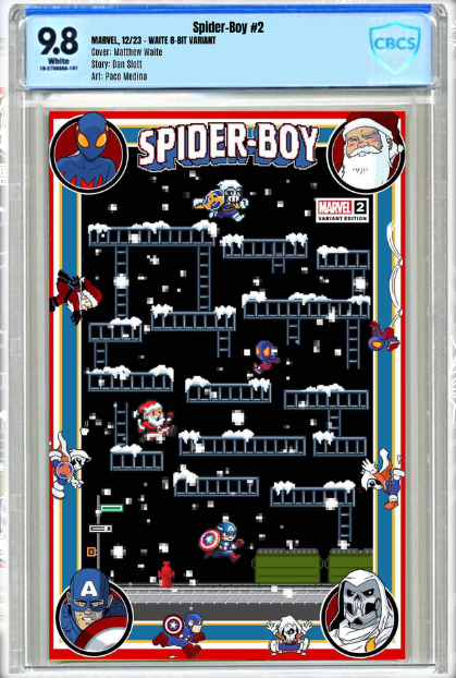 SPIDER-BOY #2 MATTHEW WAITE EXCLUSIVE 8-BIT GAMING EDITION!