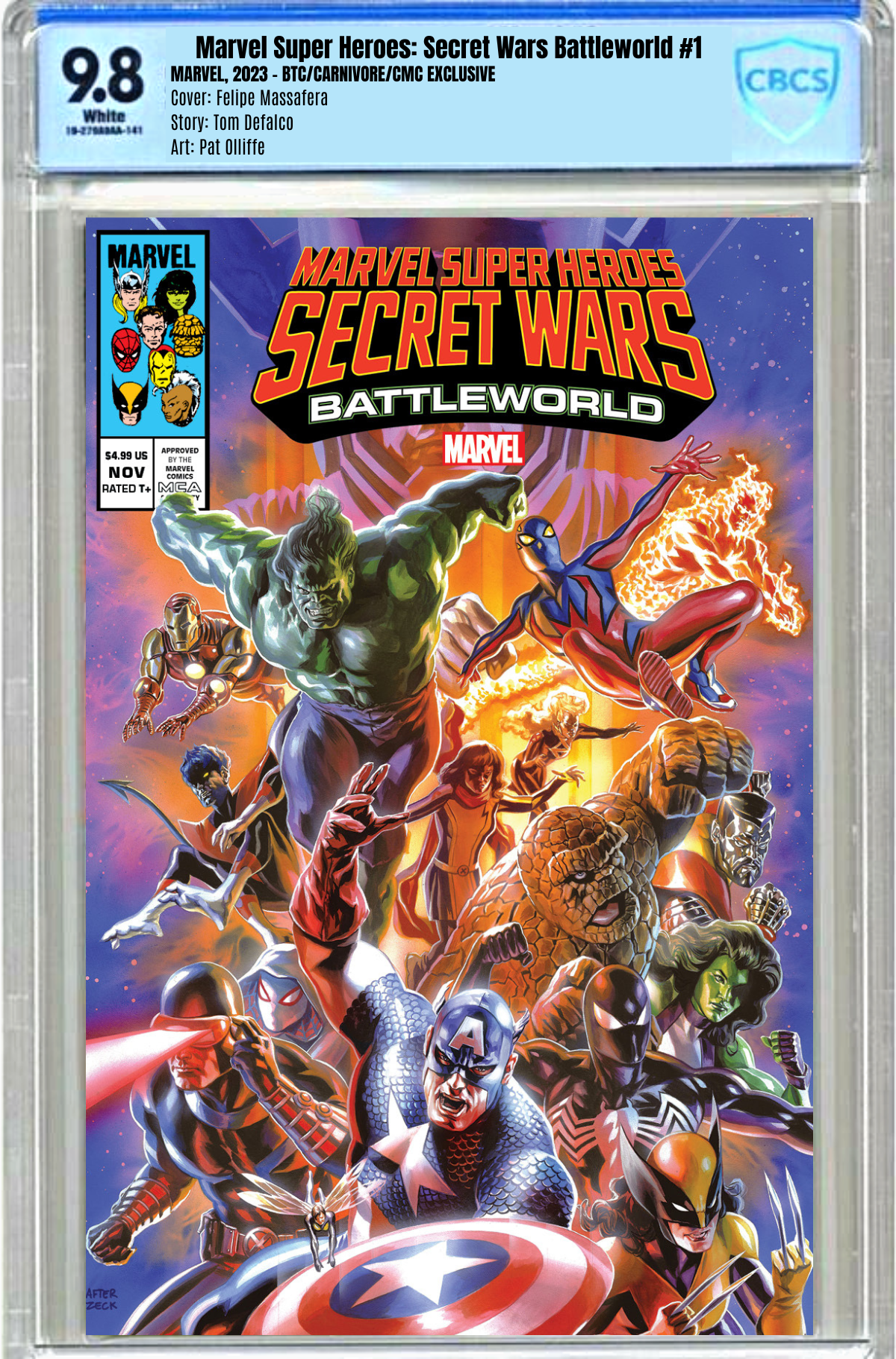 Secret Wars: Battleworld #1 Shared Variant Cover art by Felipe Massaferai