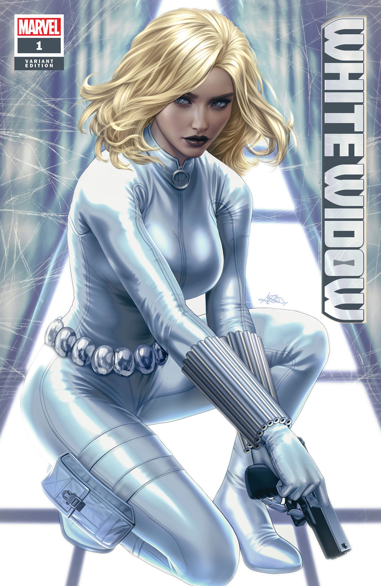 WHITE WIDOW #1 COVER by ARIEL DIAZ