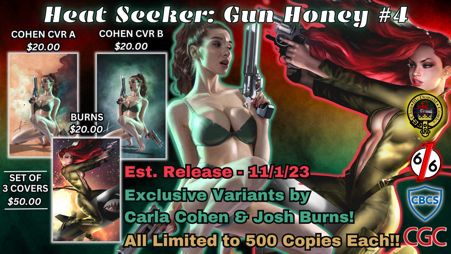 HEAT SEEKER: GUN HONEY #4 Variants
