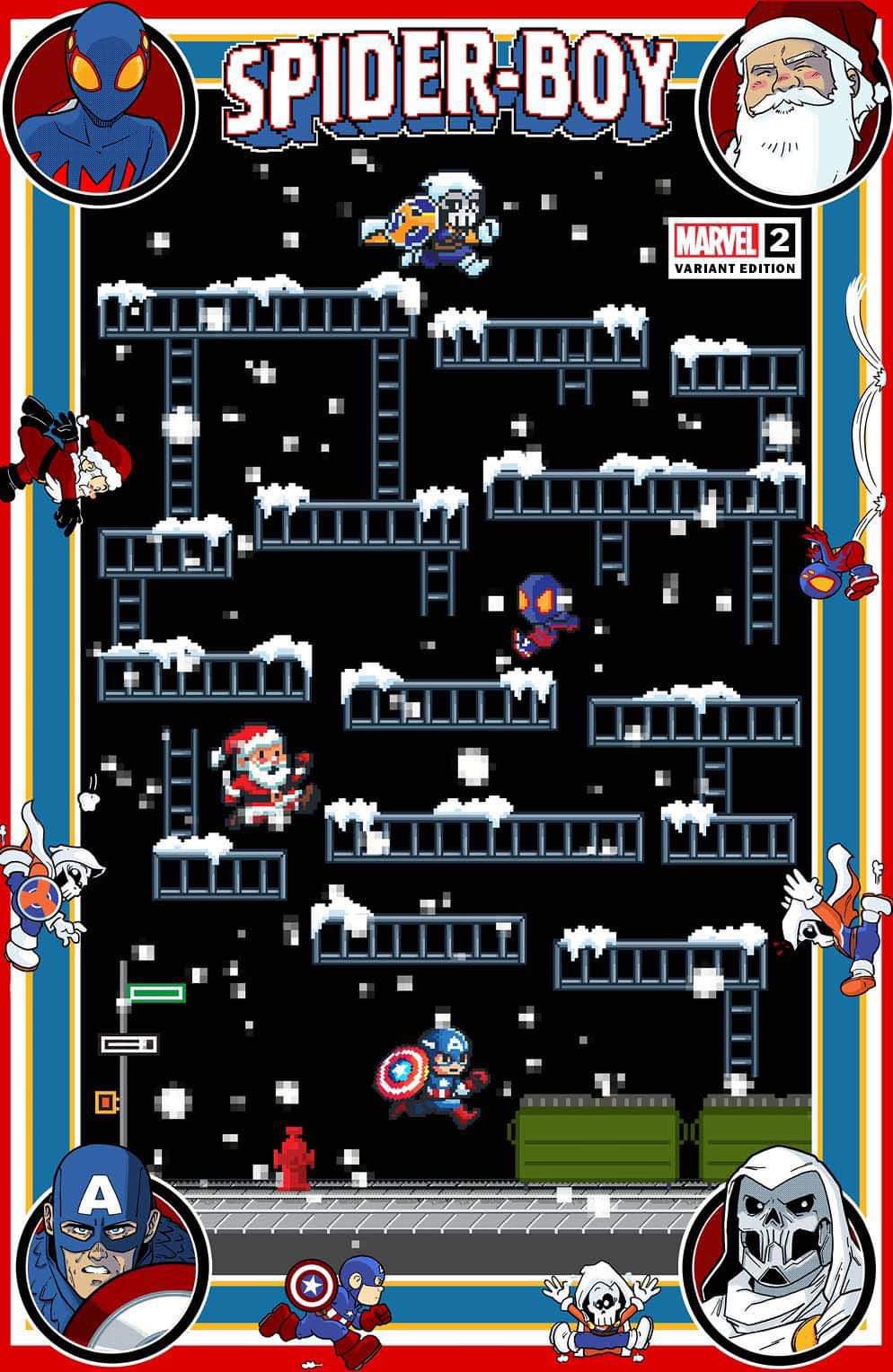 SPIDER-BOY #2 MATTHEW WAITE EXCLUSIVE 8-BIT GAMING EDITION!