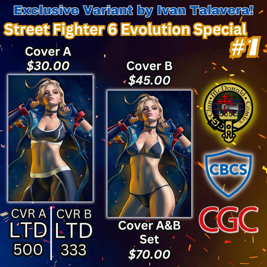 Street Fighter 6 Evolution Special #1 Cover art by Ivan Talavera