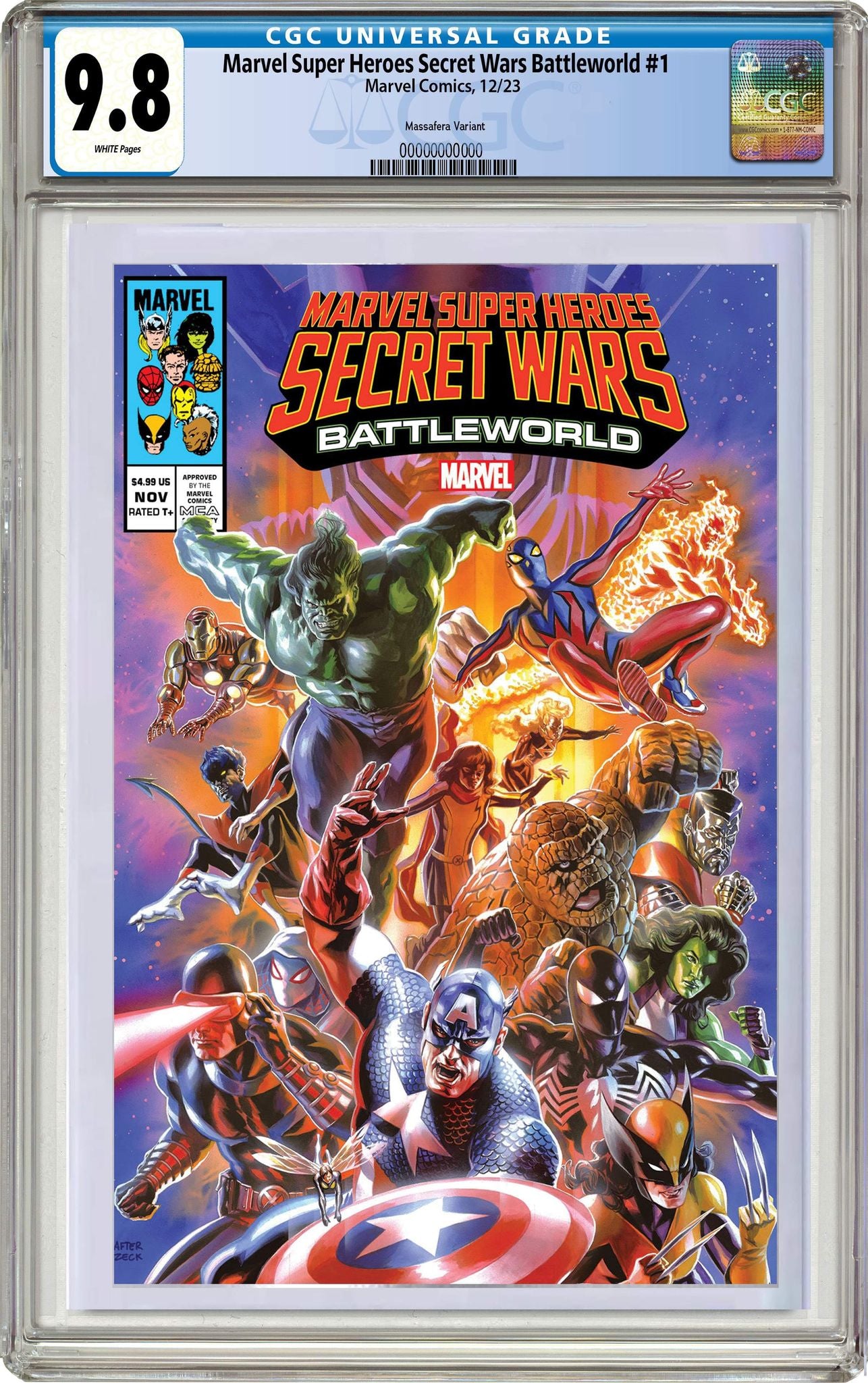 Secret Wars: Battleworld #1 Shared Variant Cover art by Felipe Massaferai