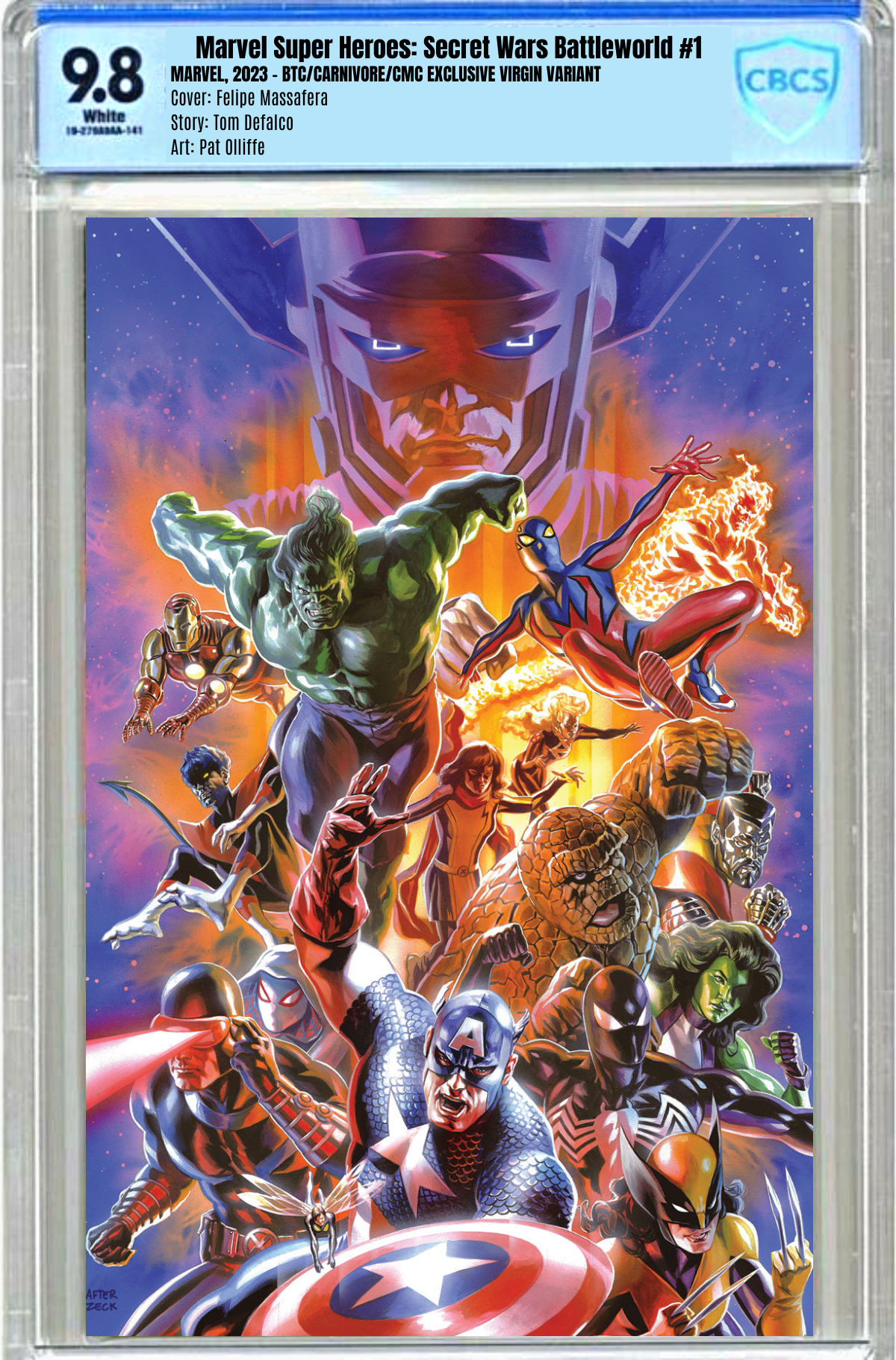 Secret Wars: Battleworld #1 Shared Variant Cover art by Felipe Massaferai