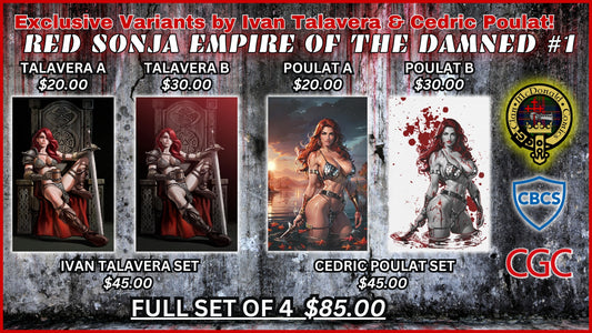 RED SONJA EMPIRE OF THE DAMNED #1 BY IVAN TALAVERA & CEDRIC POULAT