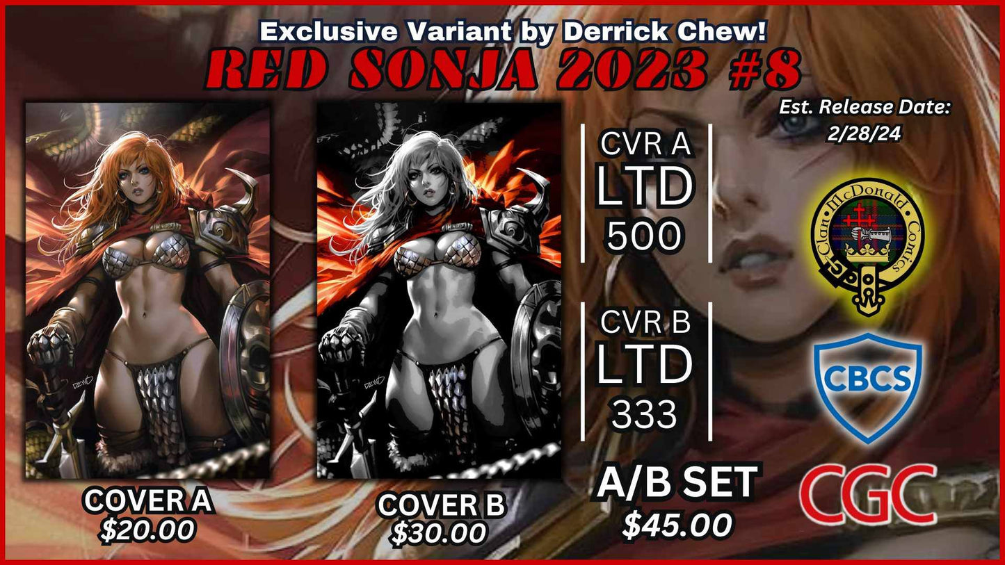 RED SONJA 2023 #8 Derrick Chew Exclusive