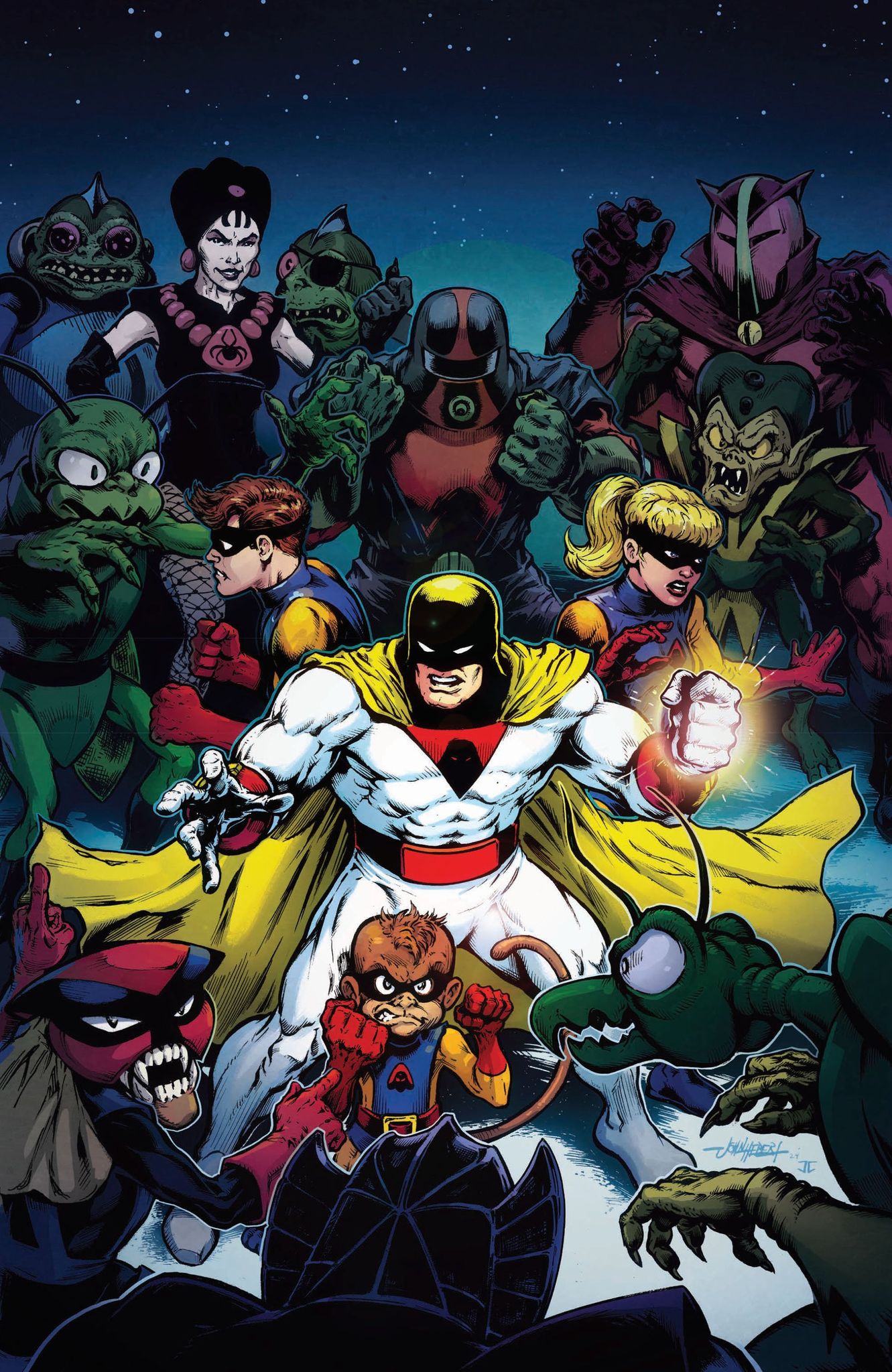 SPACE GHOST #1 EXCLUSIVE COVER BY JOHN HEBERT