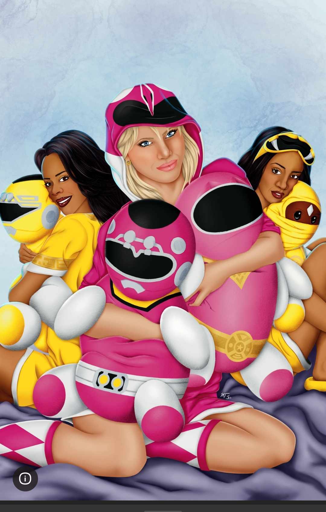COS & EFFECT #1 - SKETCH ELLIS MMPR SLUMBER PARTY