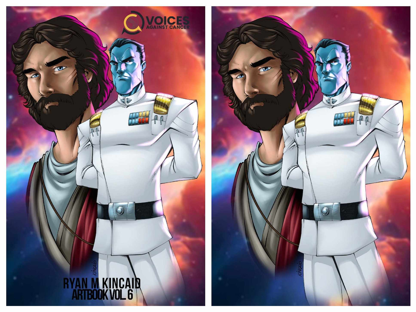 Ryan Kincaid Artbook Vol 6 Cover B Eman Voices Against Cancer